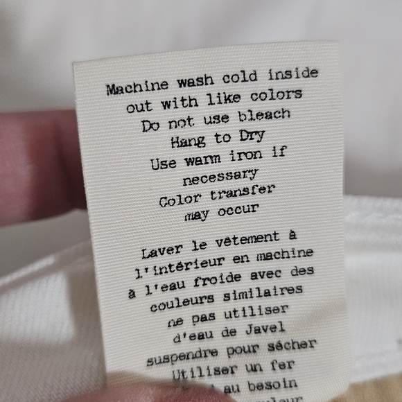 Rag and Bone bright white skinny jeans size 26 - Picture 8 of 15